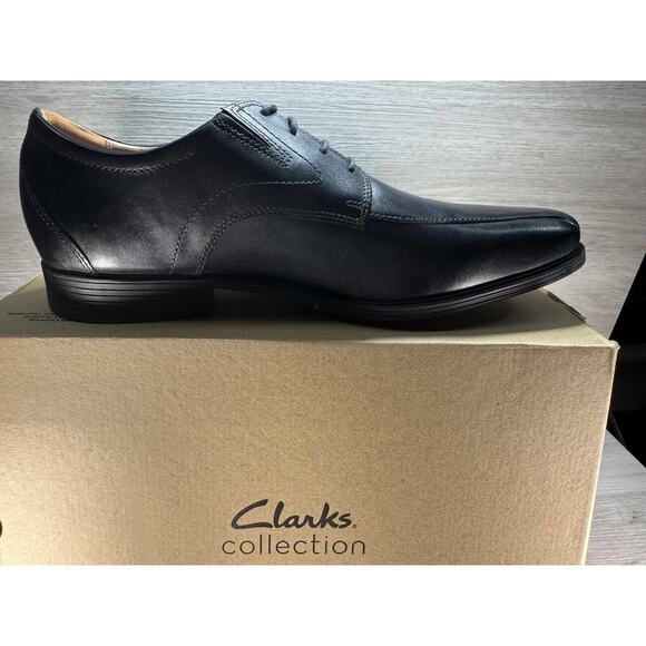 Men\'s Clarks, Whiddon Pace Oxford 26152909 Black Leather main image 8